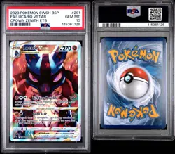2023 Pokemon SW&SH Black Star Promos Lucario VStar PSA 10 Gem Mint SWSH291 - Image 3