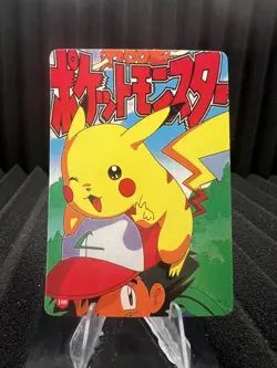 Pokemon Vintage Pocket Monsters Vending HOLO Prism Sticker Bandai 1999 Nintendo - Image 2