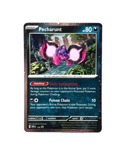 Pecharunt SVP 149 Cosmos Holo Black Star Promo - NM Pokemon TCG Shrouded Fable - Image 3