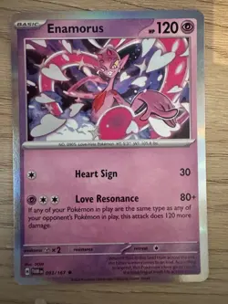 Enamorus 093/167 Holo Rare Pokemon Twilight Masquerade - NM/M - Image 1