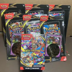 Pokemon TCG: Mega Evolution Booster Bundle Sealed Lot - Image 1