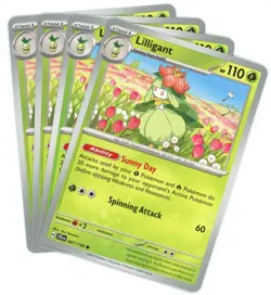 x4 Lilligant - 007/159 - Journey Together - English - NM/M - Pokemon - Image 1