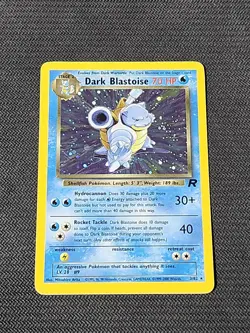 Pokemon Team Rocket "Dark Blastoise" 3/82 / Holo Rare / Lightly Played - Image 1