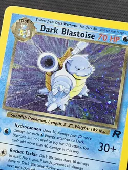 Pokemon Team Rocket "Dark Blastoise" 3/82 / Holo Rare / Lightly Played - Image 2