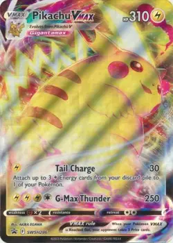 PIKACHU VMAX SWSH286 SWORD & SHIELD POKEMON (ULTRA RARE PROMO, NM) - Image 1