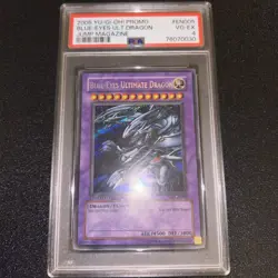 2005 Yu-Gi-Oh Blue-Eyes Ultimate Dragon JMP-EN005 Secret Rare PSA 5 EXCELLENT - Image 1