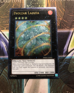*** EVOLZAR LAGGIA *** ULTIMATE RARE (LP) PHSW-EN043 YUGIOH! - Image 1