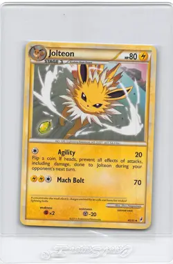 Jolteon 45/95 - NON-HOLO - UNCOMMON - Call of Legends - 2011 Pokemon card - NM - Image 1