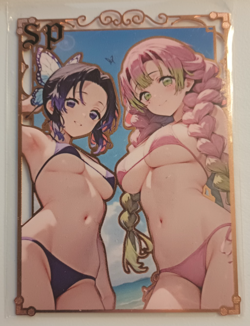 Goddess Story Gold METAL Card - Serial Number 145/200 Mitsuri Demon Slayer - Image 1