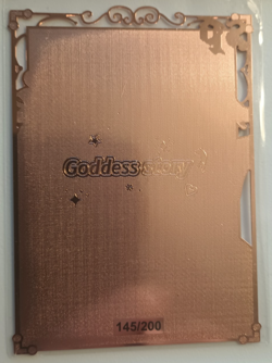 Goddess Story Gold METAL Card - Serial Number 145/200 Mitsuri Demon Slayer - Image 2