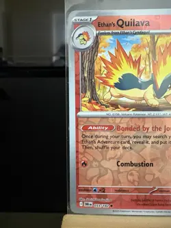 ETHAN’S QUILAVA - 33/182 Destined Rivals - Common Reverse Holo Pokemon TCG Card - Image 2
