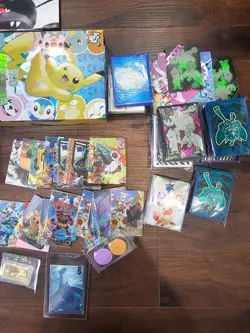 Pokemon Miscellaneous Accessories Lot - EIF 3.0 cards/box, Binders, Dice, Coins - Image 3