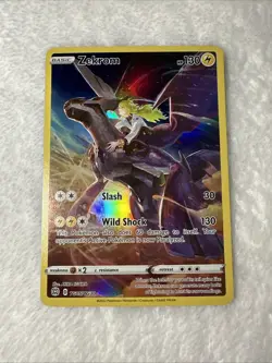 Pokemon Zekrom Holo Ultra Rare Card TG05/TG30 Brilliant Stars - Image 1
