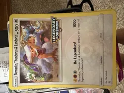 Tornadus Thundurus Landorus Legendary Pokemon Jumbo Promo Card 2018-Be Legendary - Image 1