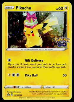 Pikachu SWSH234 SWSH: Sword & Shield Promo Cards #6 *SWIRL* - Image 1