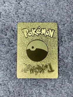 Pokemon Charizard V HP522 Interlaced Flames Gold Foil Fan Art Card LP - Image 2