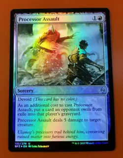 1x Processor Assault | FOIL | Battle for Zendikar | MTG Magic Cards - Image 1