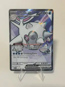 Pokemon TCG Cetitan EX Full Art Ultra Rare Holo 210/182 Destined Rivals Card NM - Image 1