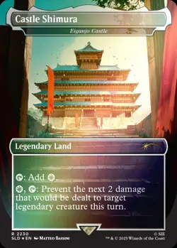 MTG Secret Lair Castle Shimura FOIL Ghost Of Tsushima Eiganjo Card Presale - Image 1