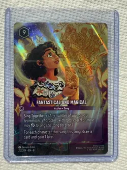 Lorcana Disney Enchanted Card 212/204 Fantastical and Magical Reign of Jafar - Image 2