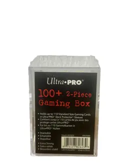 Ultra Pro 100+ Card 2 Piece Gaming Box - Image 1