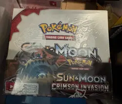 Pokemon Sun and Moon Crimson Invasion Booster Box Card Game - 16381249 820650812491 - Image 1