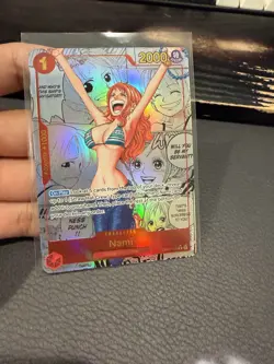 One Piece Trading Card Game Nami Manga Alt Art Rare PRB-01 English OP01-016 NM - Image 4