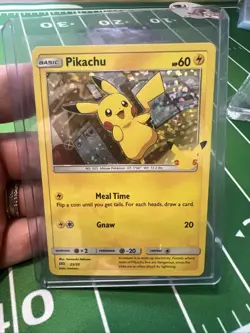 Pokemon Promo RARE Pikachu 25/25 HOLO 25th Anniversary McDonalds Card HOLO SSP - Image 1