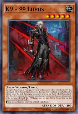 Yu-Gi-Oh K9 - #OO Lupus Justice Hunters *Preorder* - Image 1