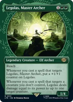 ~ Legolas, Master Archer (Showcase) ~ NM Foil ~ ~ MTG ~ - Image 1