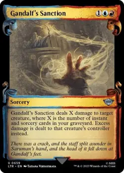 ~ Gandalf's Sanction (Showcase Scrolls) ~ NM Foil ~ ~ MTG ~ - Image 1