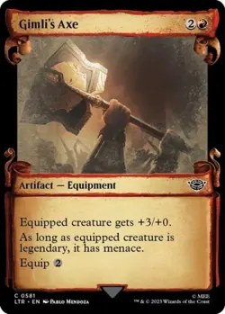 ~ Gimli's Axe (Showcase Scrolls) ~ NM Foil ~ ~ MTG ~ - Image 1