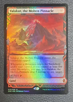 Valakut, the Molten Pinnacle - Foil LP MTG Zendikar Expeditions Magic Land Card - Image 1