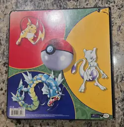Vintage 1999 Pokemon Trading Card Nintendo Wizards of the Coast 3-Ring Binder - Image 3