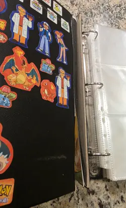 Vintage 1999 Pokemon Trading Card Nintendo Wizards of the Coast 3-Ring Binder - Image 5