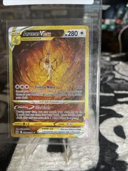 Arceus VSTAR GG70/GG70 Pokemon TCG Crown Zenith Holo Card Secret Rare Gold - Image 1