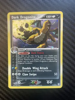 Pokemon Dark Dragonite TCG Holo Rare Card 15/109 Lightly Played - Image 1