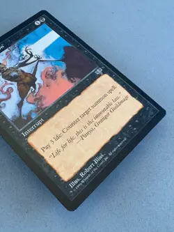 Withering Boon MTG Mirage-Unplayed NM-Vintage Magic the Gathering - Image 4