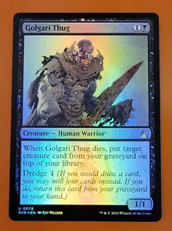 1x Golgari Thug | FOIL | Ravnica Remastered | MTG Magic Cards - Image 1