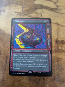 MTG ~ Chainsaw (Showcase) ~ Duskmourn ~ Near Mint ~ Rare - Image 1