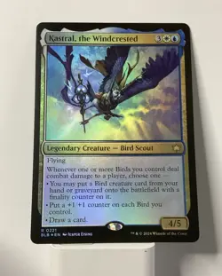MTG BLB: Kastral, the Windcrested (Legendary Creature Bird Scout) Rare Foil 221 - Image 1