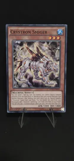Yugioh Crystron Smiger INOV-EN018 Invasion: Vengeance 1st Edition NM - Image 1