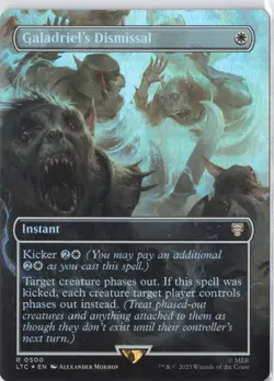 Galadriel's Dismissal (Borderless) - Commander: The Lord of the Rings Foil NM - Image 1