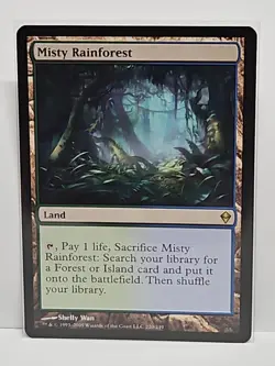 Magic The Gathering: Misty Rainforest Zendikar Regular - MTG - Image 1
