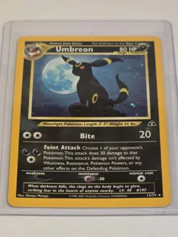 Pokemon Trading Card Umbreon 13/75 Neo Discovery Holo - Image 3