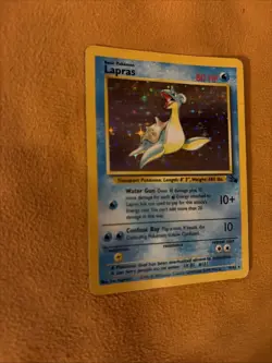 Pokemon TCG Lapras Fossil Holo Rare Card 10/62 1999 LP Edition - Image 4
