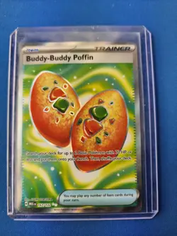 2025 Pokemon Mega Evolution MEG EN Buddy-Buddy Poffin Ultra Rare #167/132 - Image 1