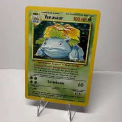 Pokemon TCG Venusaur Base Set Holo Unlimited Rare Card 15/102 - Image 1