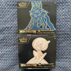 Pokemon Center Mega Evolutions ETB’s - Gardevoir and Lucario Sealed Brand New - Image 1