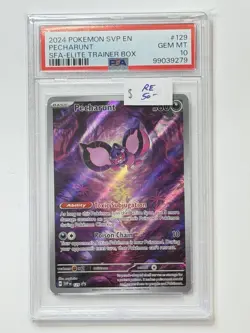 2024 Pokemon SVP EN Scarlet & Violet #129 PECHARUNT PSA 10 SFA-ETB ** RE9279 - Image 3